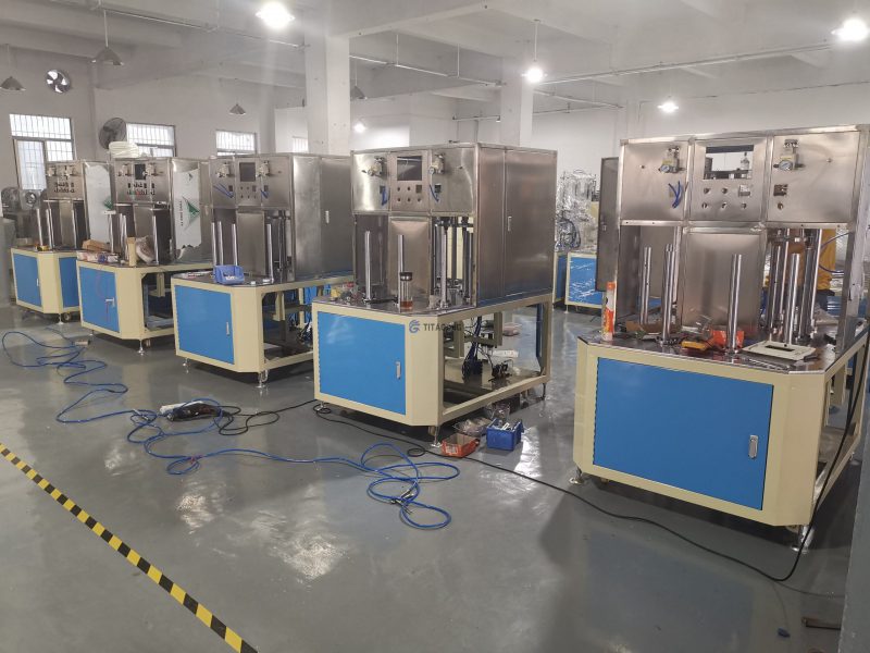 八工位圓筒膠水封底機(jī)